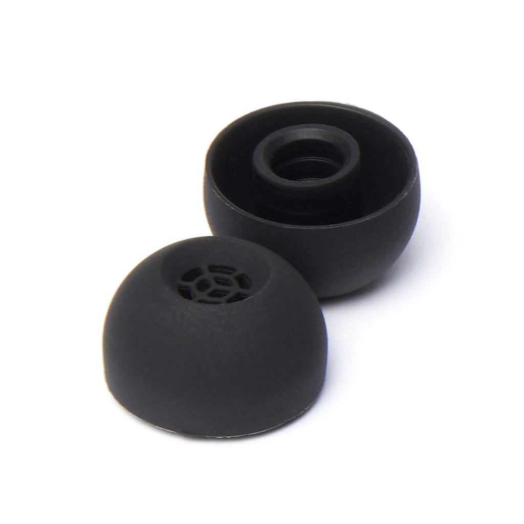 Eartip for IE 200, 300, 600, 900 Silicone (Black) (3 Pairs)