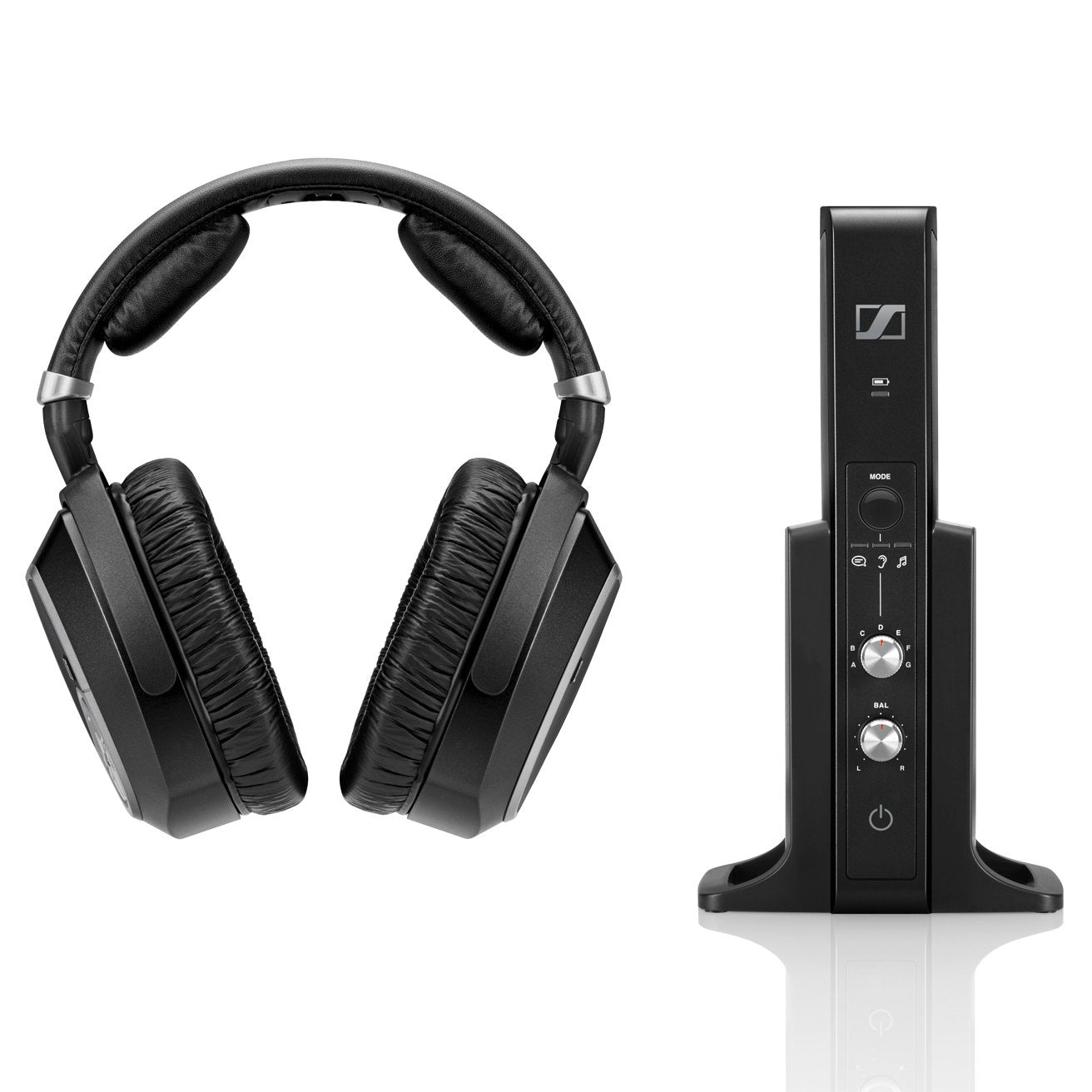 Sennheiser RS 195-U and Transmitter Image Front-Facing