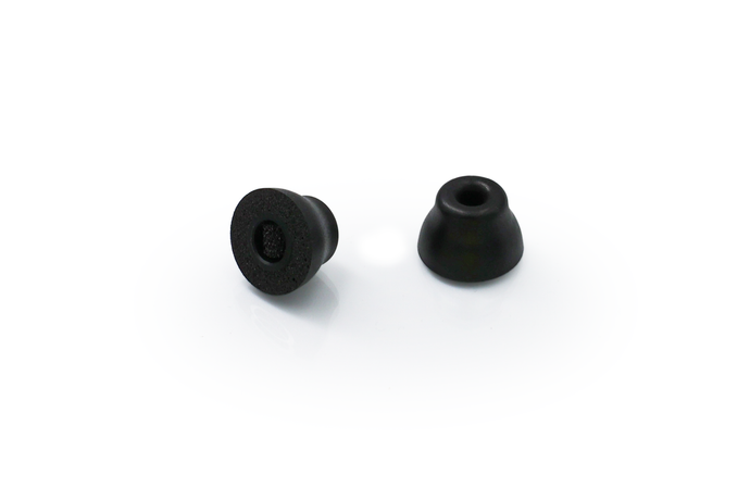 Eartip for Set 860, Set 880, RS 2000, RS 5000 Slim Memory Foam (Black) (1 Pair)
