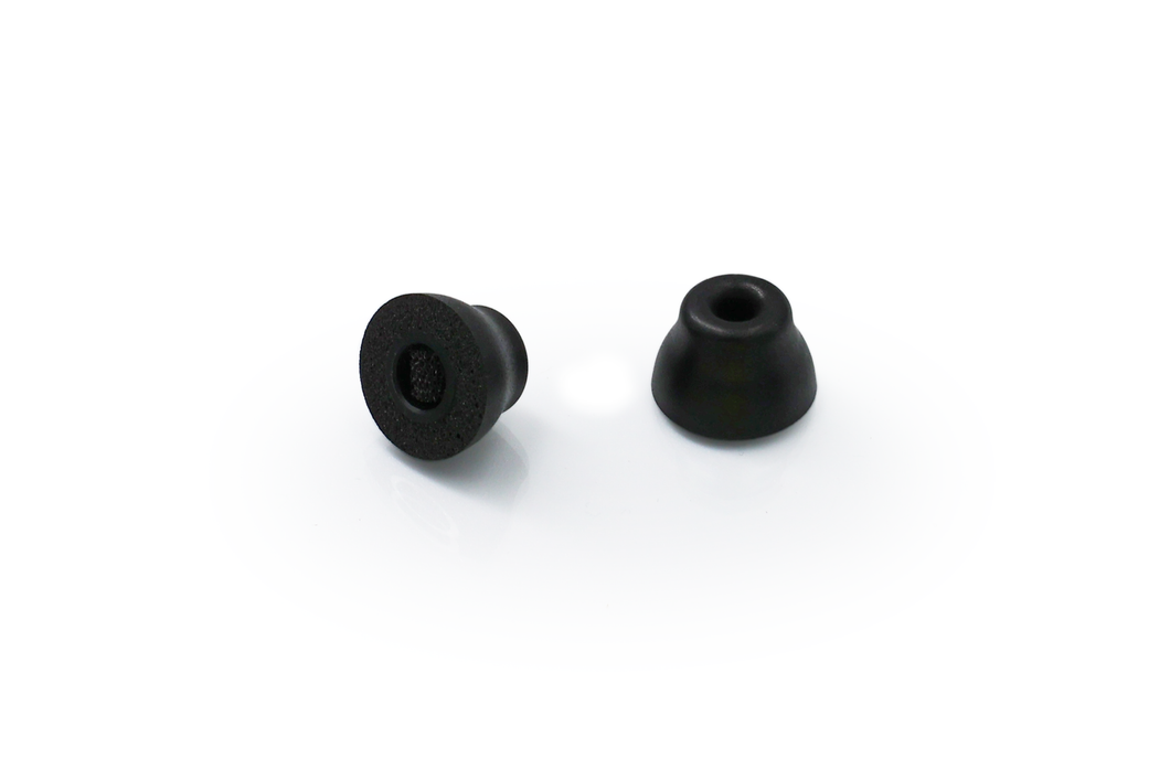 Eartip for Set 860, Set 880, RS 2000, RS 5000 Slim Memory Foam (Black) (1 Pair)