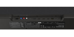 Sennheiser AMBEO Soundbar Plus Rear Component View, Ethernet, HDMI, Optical, USB, AUX, Subwoofer Out