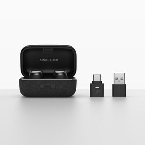 Sennheiser BTD 700 USB-A and USB-C Transmitter and MOMENTUM True Wireless 4