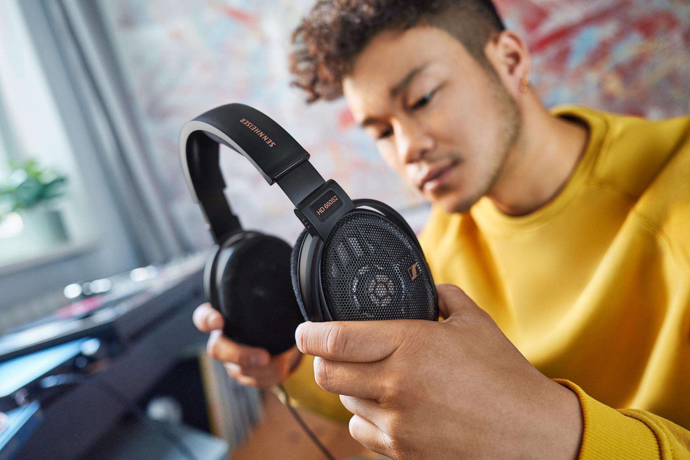 Sennheiser HD 660 S 2 Open Back Audiophile Headphone Lifestyle Shot