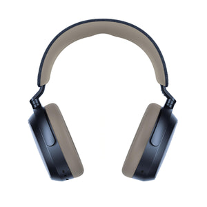 Sennheiser MOMENTUM 4 Wireless Denim Bluetooth Headphones Front View