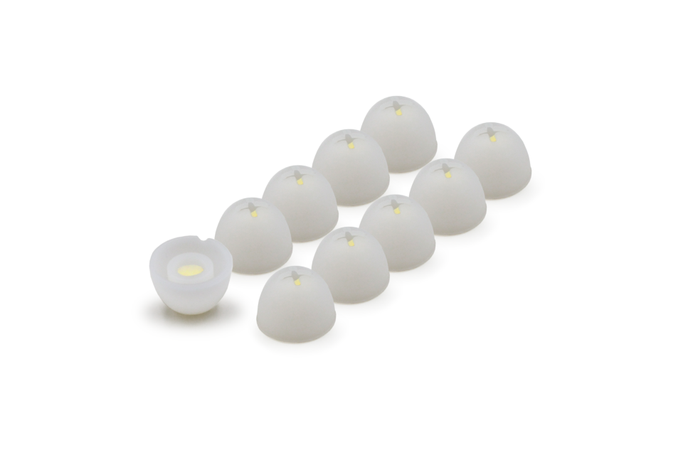Eartips White Silicone (10pcs) for Set 840