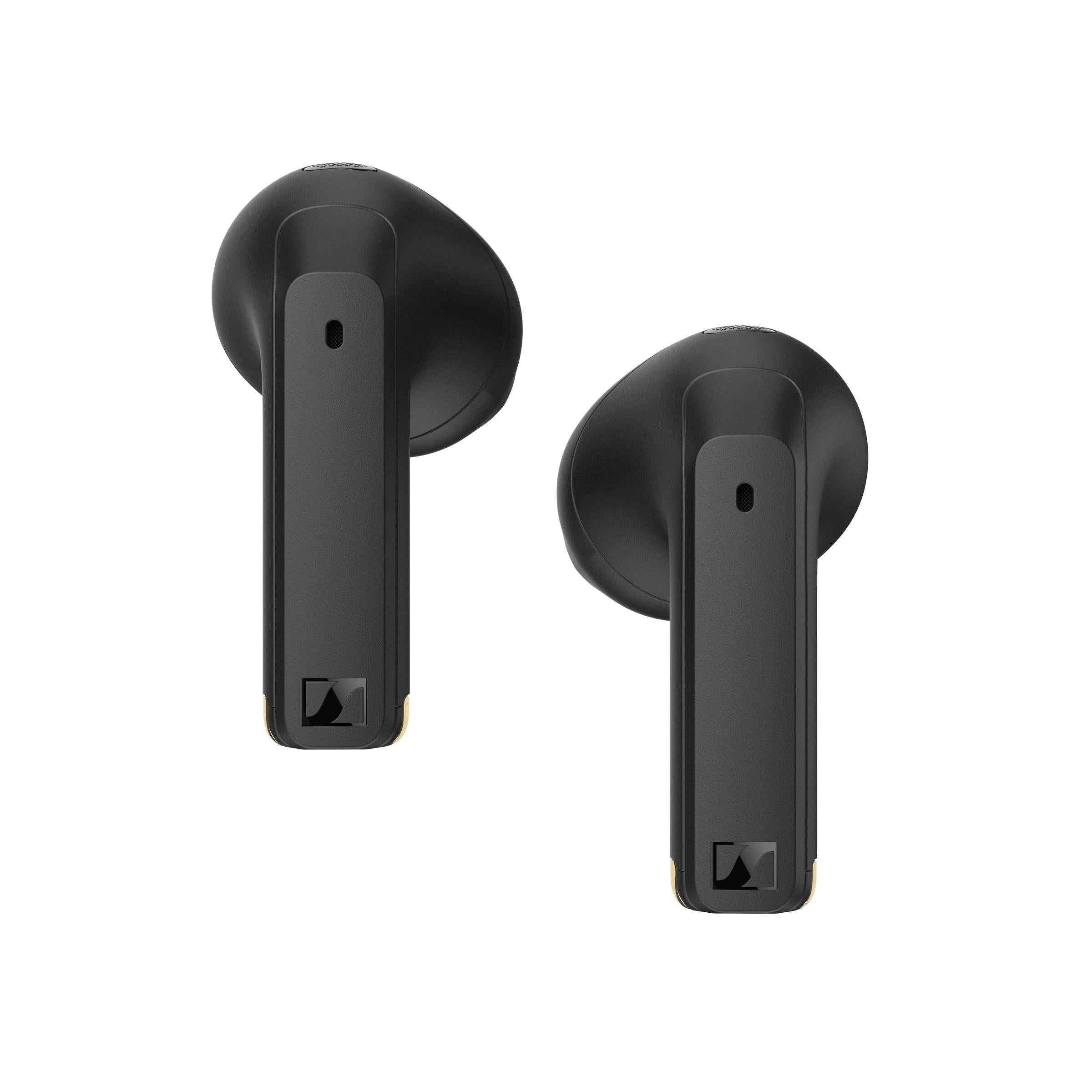 ACCENTUM Open Black Earbuds Back