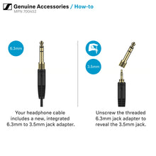 Load image into Gallery viewer, Audio Cable for HD 505/518/558/559/560S/569/599/620S, 1.8 m w/ 3.5 mm Jack